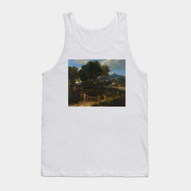 Pastoral with a Young Father and a Woman with a Child in Her Arms by Jean-Francois Millet Tank Top by Classic Art Stall